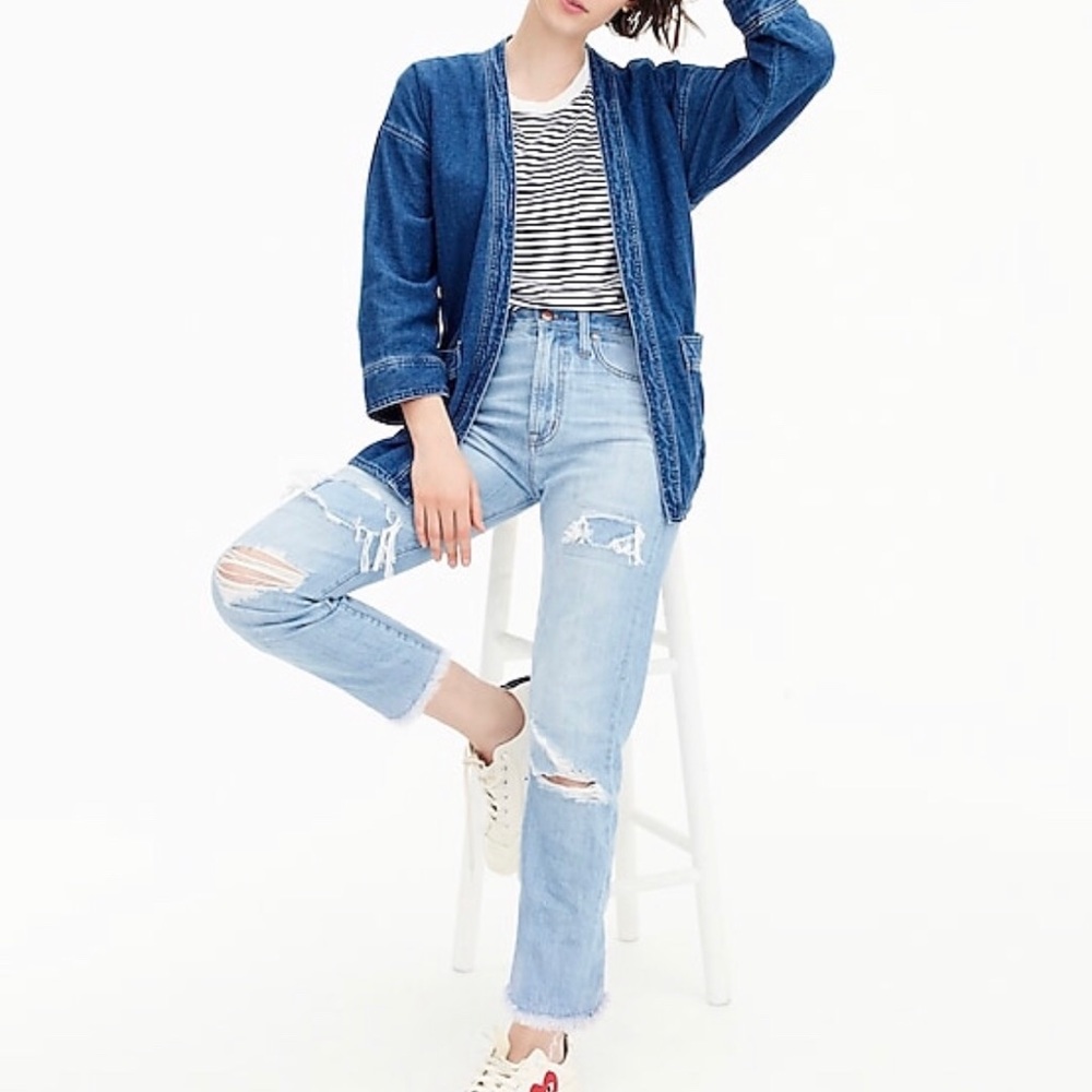 *SOLD* Point Sur J Crew Retro Straight High Rise Jeans